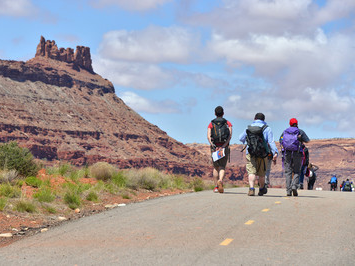 Three students abroad