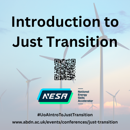 Introduction to Just Transition logo
