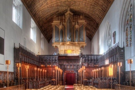 The organ in Kings College Chapel