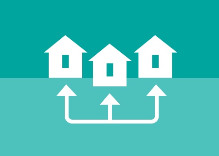 icon of houses and pipes