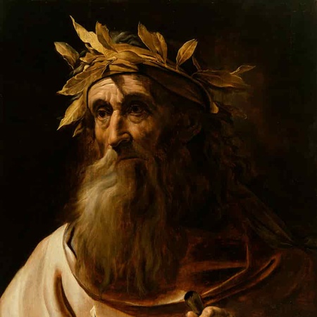 Portrait of the poet Homer