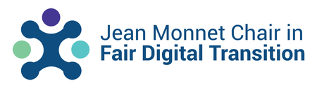 Jean Monnet Chair in Fair Digital transition logo