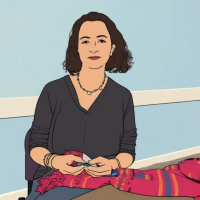 Digital drawing of Andriana