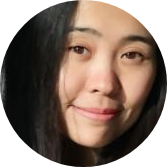 Woman with long black hair