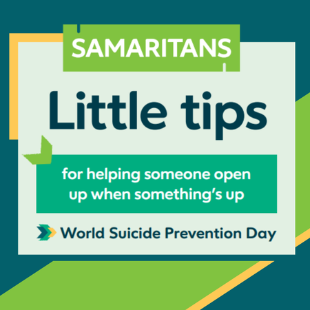 Samaritans little tips for WSPD