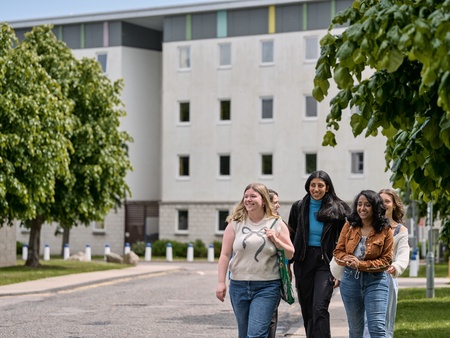 Students in Hillhead accommodation