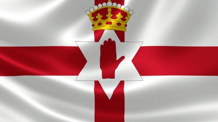 The Northern Ireland flag