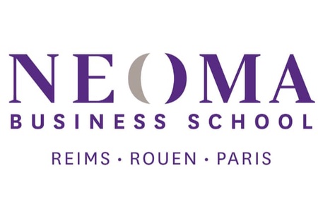 Text reading 'NEOMA Business School - Reims - Rouen - Paris'
