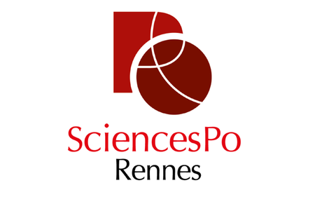 Text reading 'Sciences Po Rennes' with University emblem