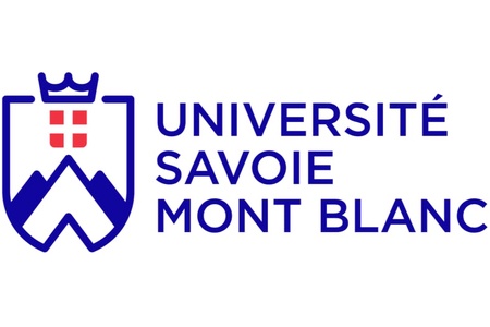 Text reading 'Universite Savoie Mont Blanc' with university emblem