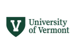'V' in a green crest, text reading 'University of Vermont'