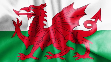 The Wales flag