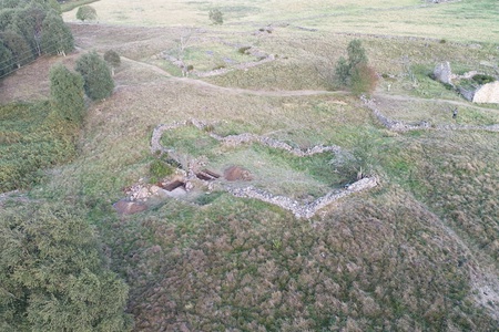 Archaeological dig site
