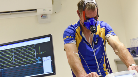 A research test being carried out