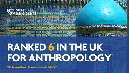 Anthropology ranked 6th in the UK