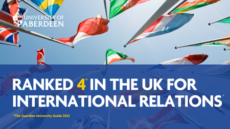 International Relations is ranked 4th in the UK