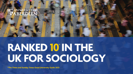 Sociology is ranked 10th in the UK