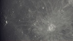 Moon and its craters