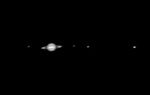 Saturn and its moons