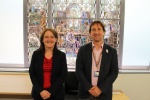 Maree Todd MSP and Prof Jules Griffin, Director of the Rowett