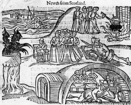 Illustration of Witches in Scotland