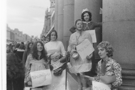 Women Protest at the Music Hall in 1975, Aberdeen People's Press