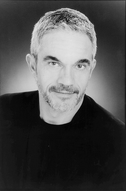 Black and white head and shoulders portrait of James Jordan