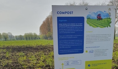 Example management practice of composting demonstrated on Belgium farm