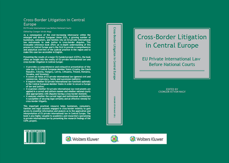 Cross-Border Litigation in Central Europe: EU Private International Law Before National Courts Book Cover