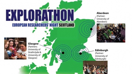 Explorathon takes place in Aberdeen, Glasgow and Edinburgh on September 26