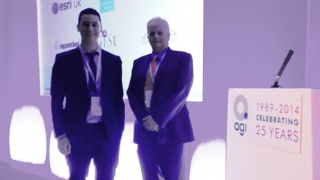 James Watt and Dr David R. Green at the AGI awards