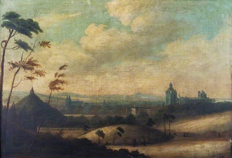 Old Aberdeen from the South West, by Alexander Nasmyth