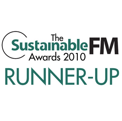 Runner-up award at the 2010 Sustainable Facilities Management Awards
