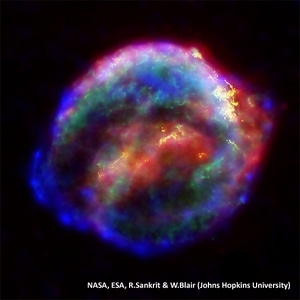 Kepler's supernova remnant | credit: NASA, ESA, R.Sankrit and W.Blair (Johns Hopkins University)