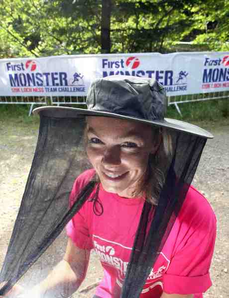 First Monster Challenge marathon runner Nell McAndrew