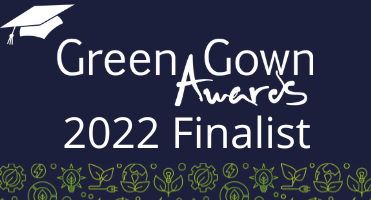 Dark blue Green Gown Award 2022 finalists logo