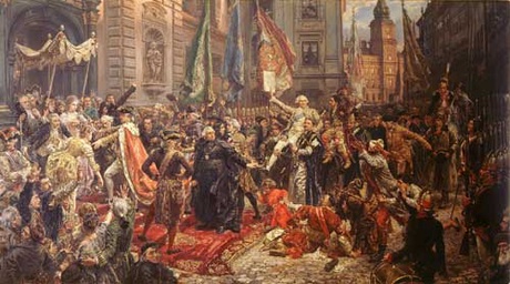 Jan Matejko (1838-93), The proclamation of the Constitution of 3 May 1791 in Warsaw