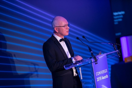 Professor George Boyne delivered the opening address at The Converge Awards