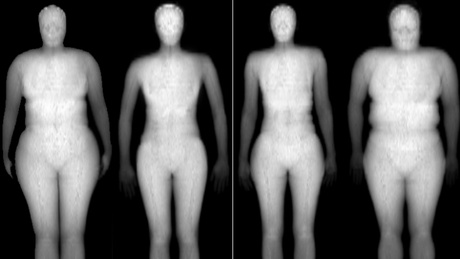Participants were shown images of women with different levels of body fatness and asked to order them by attractiveness