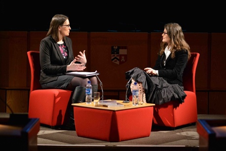 Dr Amy Bryzgel interviewing Serbian artist Tanja Ostojic