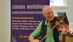 Traditional fiddle music at the recent May Festival