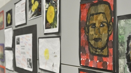 Artwork by pupils at Kittybrewster Primary School