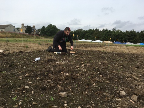 It's important to remove as many stones as possible from the plots, as this can skew any findings or impact the estimated water to add to make any experiment consistent.