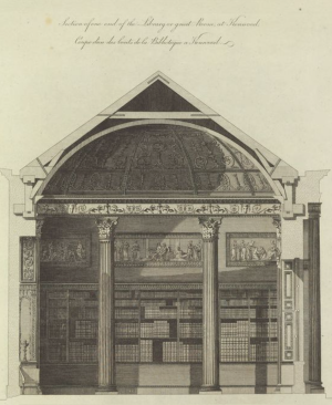 'Section of one end of the library or great room, at Kenwood', 1774