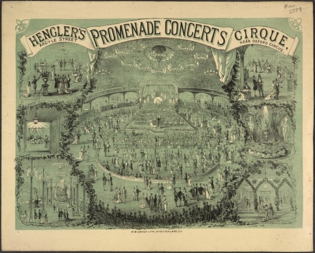 Hengler's Cirque Promenade Concert c1880