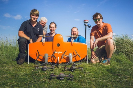UAV Aberdeen University team with commercial partners