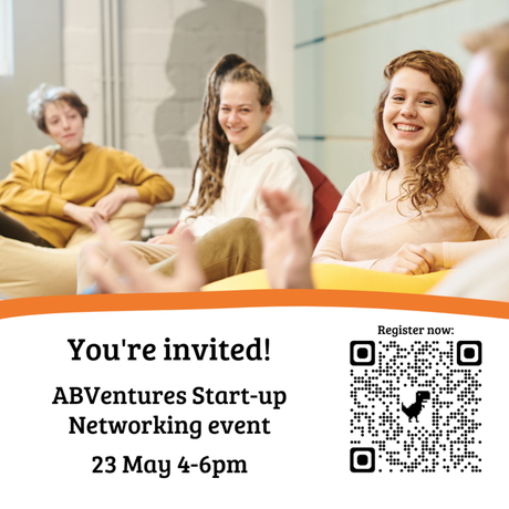 You're invited ABVentures Start-up Networking Event,23rd May, 4pm - 6pm
