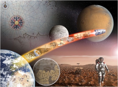 Space agencies are preparing for Moon and Mars exploration Credit: European Space Agency