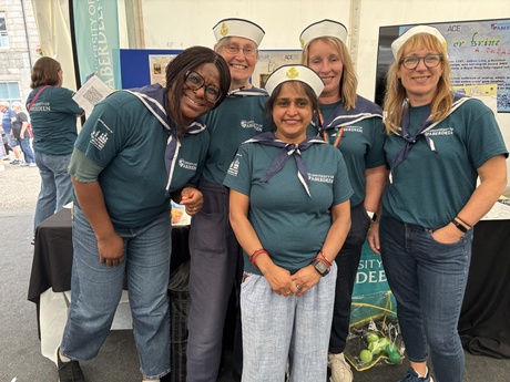 Members of ACE taking part in the Lime and Brine trial