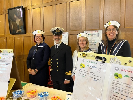 ACE members welcome the public at the Founders Week Discovery Day